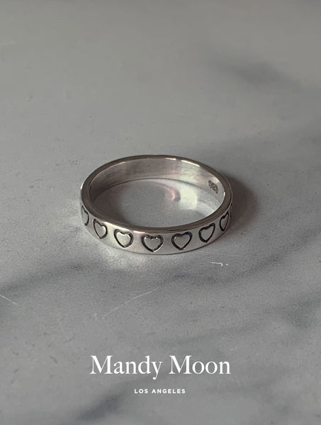 Lovemry♡ Silver Love Heart Ring – MM