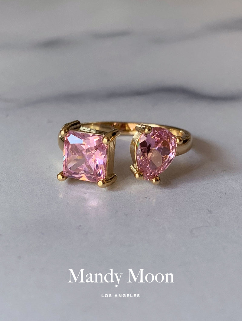 Pink Gems Ring