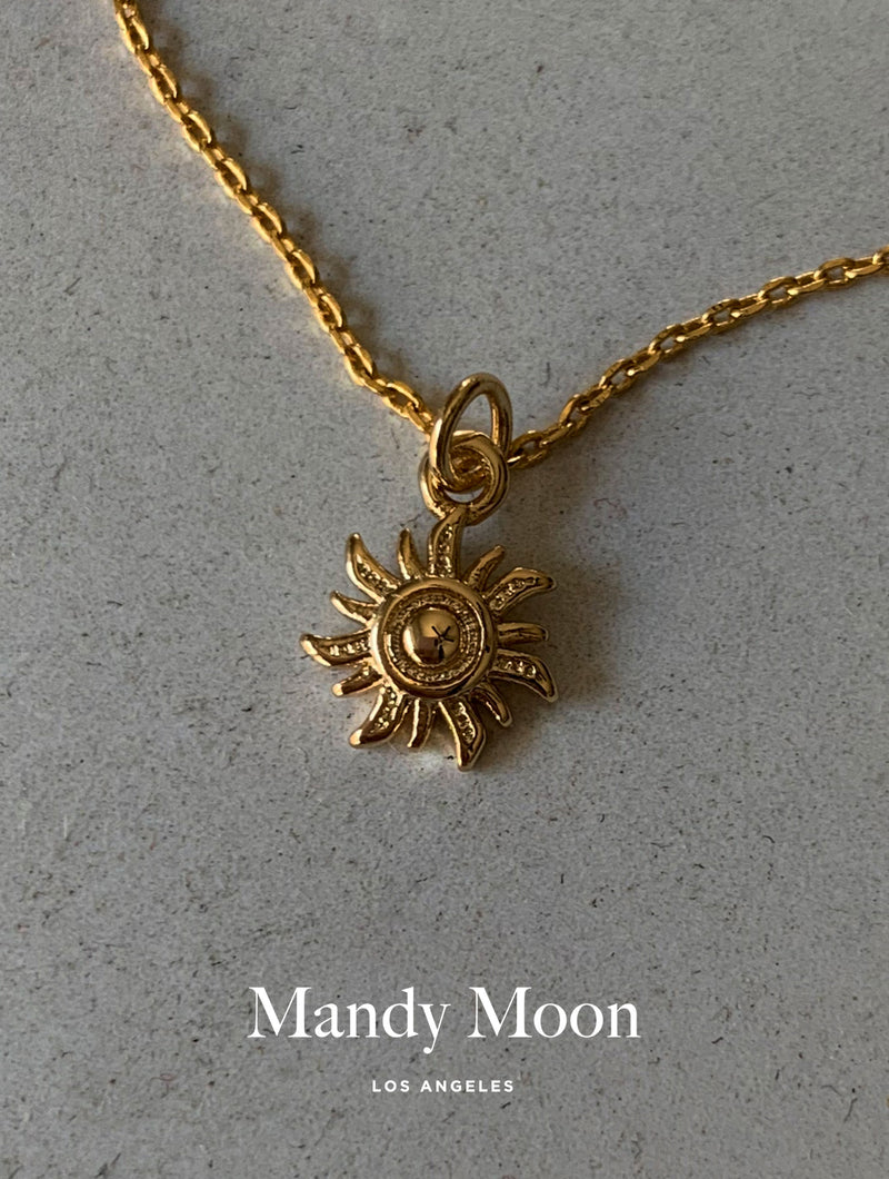 Spiral Sun Necklace