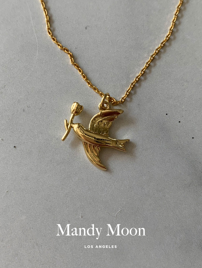 Golden Sparrow Necklace