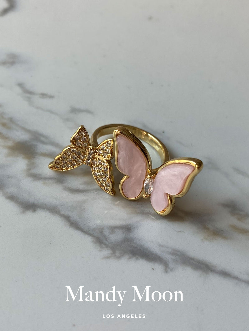 Double Butterfly Ring – MM