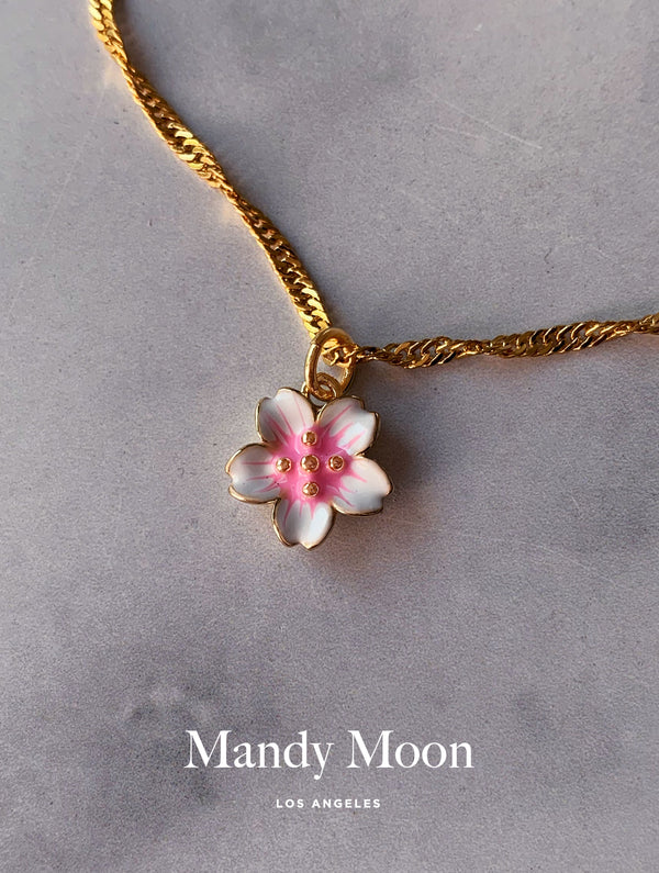 Sakura Flower Necklace