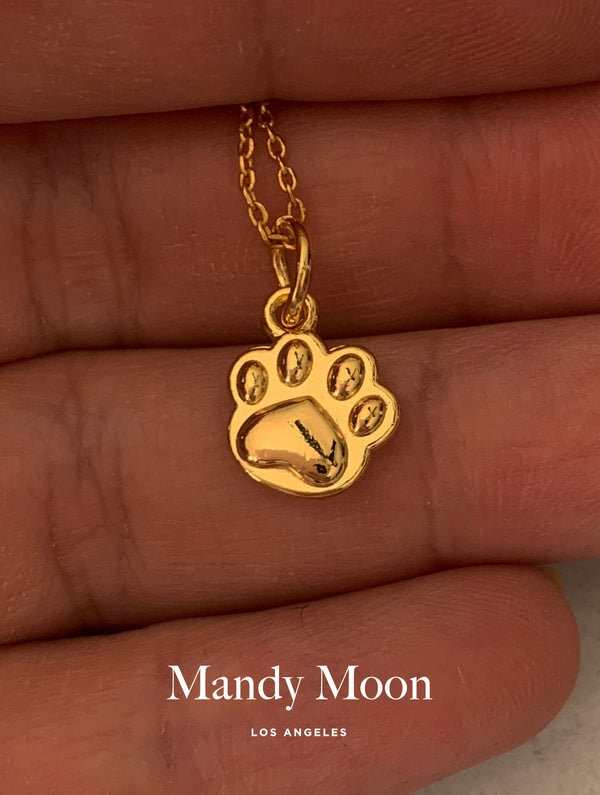 Paw Print Necklace