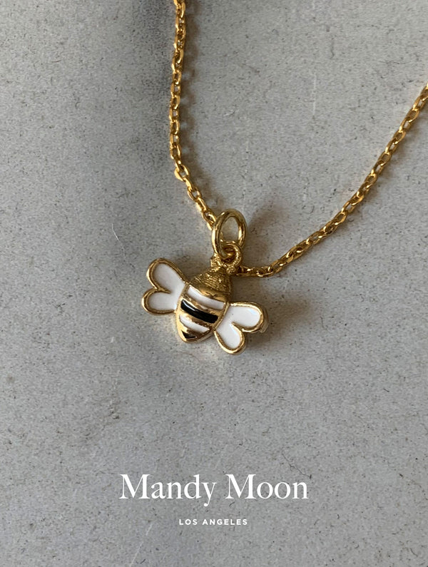 Teeny Bee Necklace