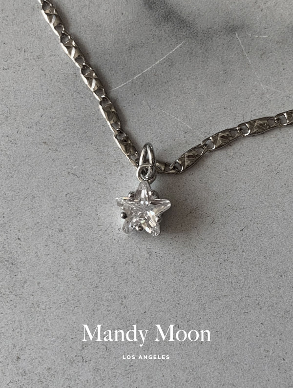 Tiniest Star Necklace - Silver