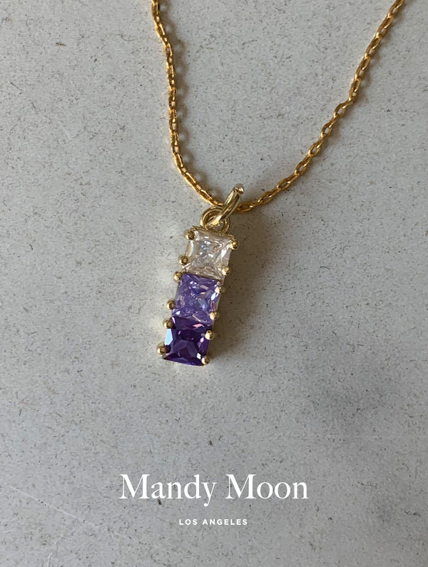 Amethyst Birthstone Necklace