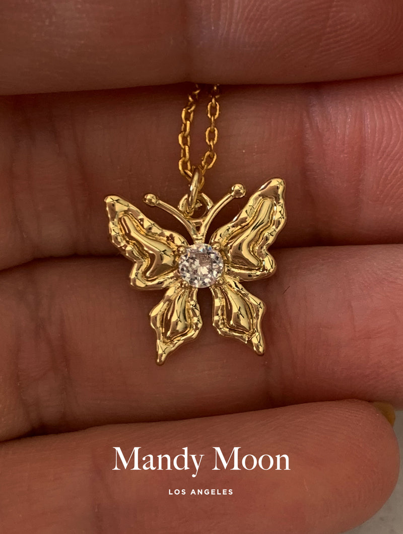 Y2K Butterfly Necklace