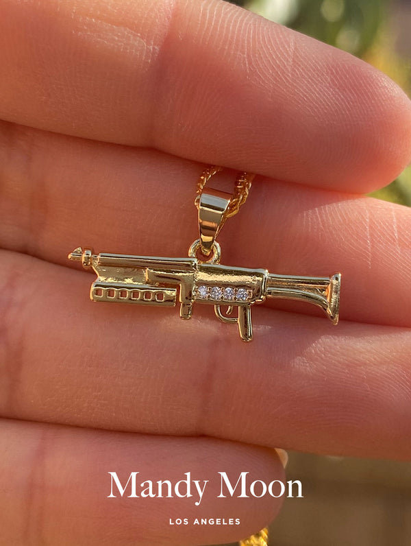 Machine Gun Necklace
