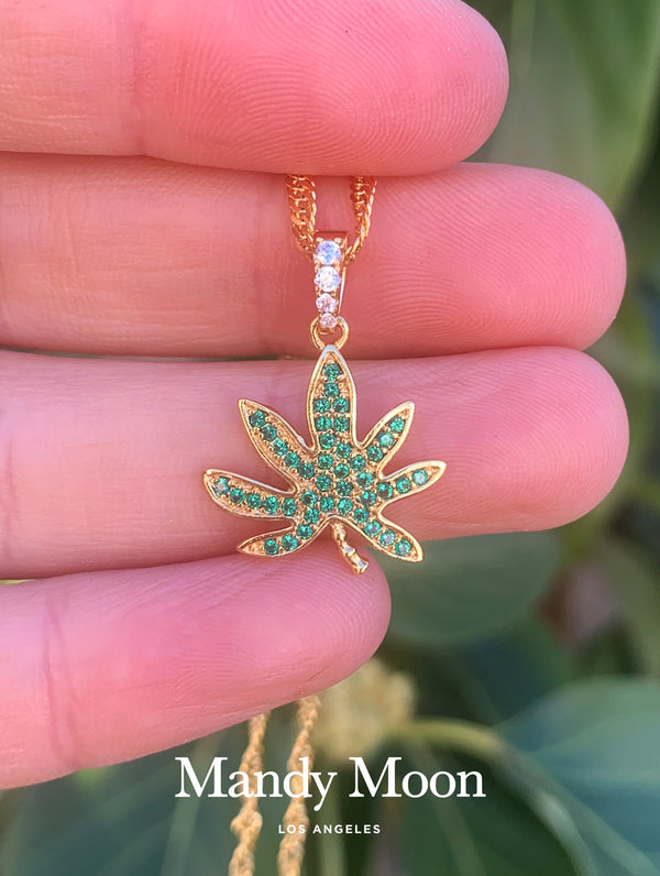 Green Mary Jane Necklace