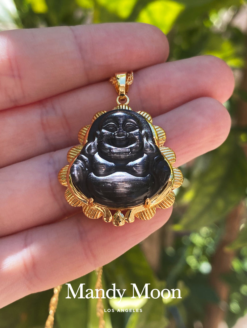 Black Buddha Necklace