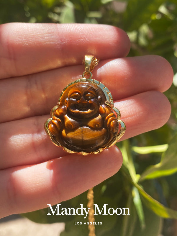 Brown Buddha Necklace