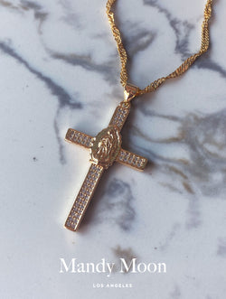 Cross Guadalupe Necklace