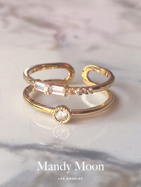 Double Band Classic Ring